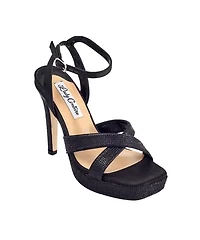 Daisy, Rhinestone Heel Platform Sandal