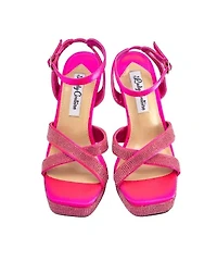 Daisy, Rhinestone Heel Platform Sandal