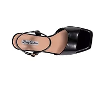 Pretty, Multi Rhinestones Heel Platform Sandal