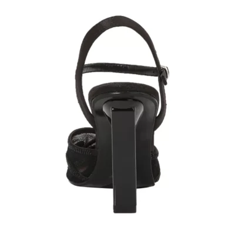 Gala, Mesh Satin Ankle Strap Pump