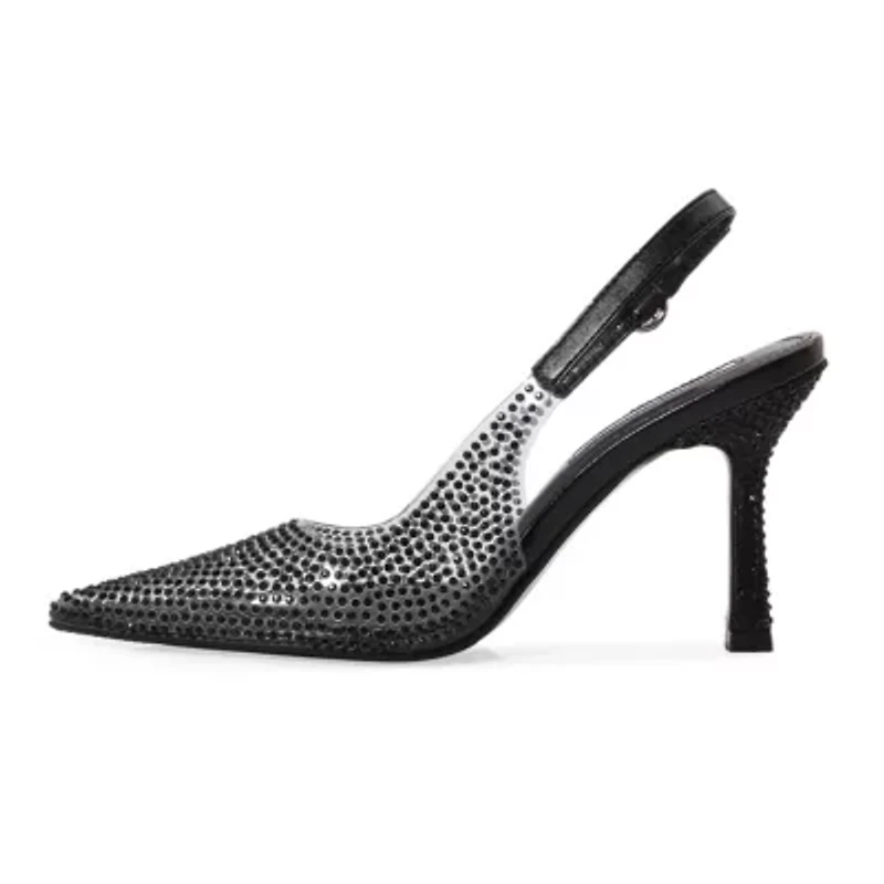 Irene, Clear Rhinestone Slingback