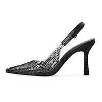 Irene, Clear Rhinestone Slingback