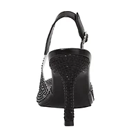 Irene, Clear Rhinestone Slingback