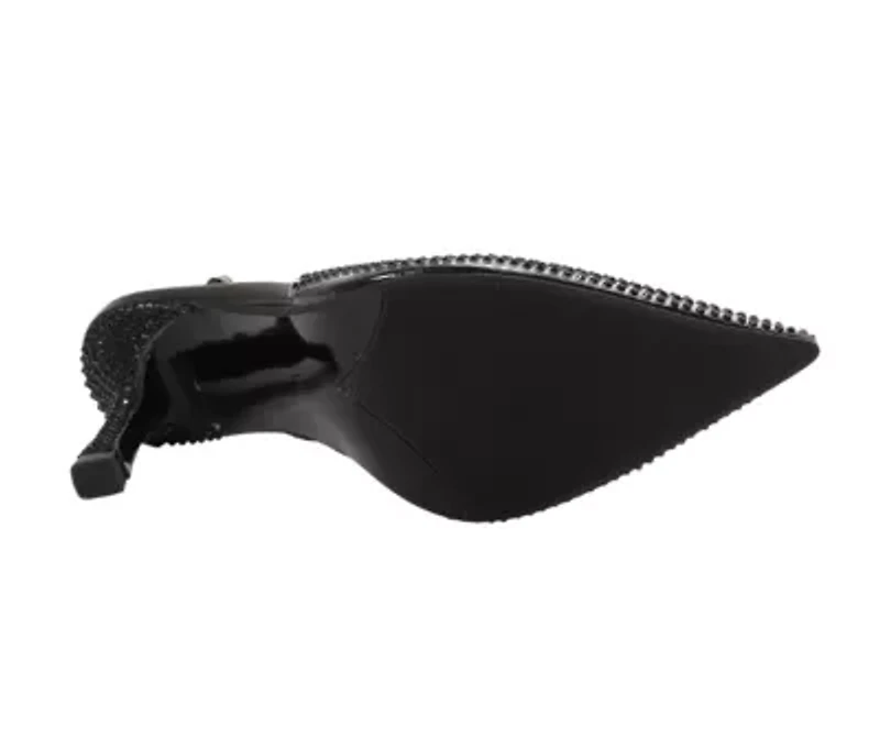 Irene, Clear Rhinestone Slingback