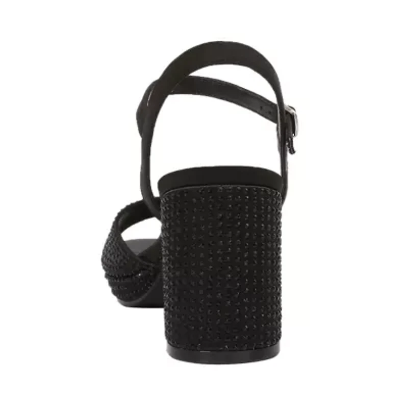 Judy, Rhinestone Platform Sandal