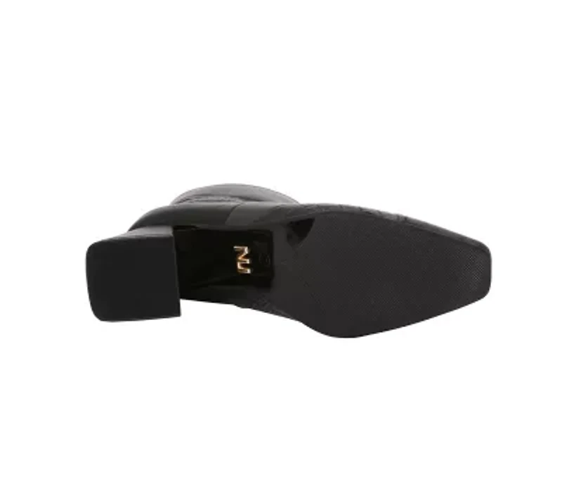 Leah, Multi Patchwork Metal Trim Heel Bootie