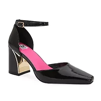 Megan, Block Heel Two Piece Pump