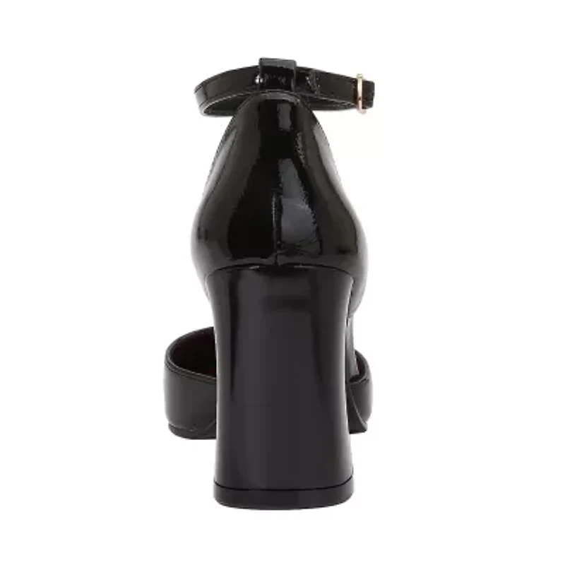 Megan, Block Heel Two Piece Pump