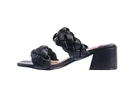 Twist, Multi-Straps Block Heel Slide