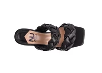 Twist, Multi-Straps Block Heel Slide