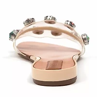 Bora Bora, Lucite Flat Sandal