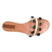 Bora Bora, Lucite Flat Sandal