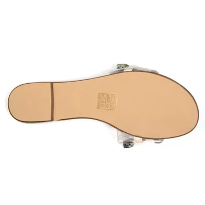 Bora Bora, Lucite Flat Sandal