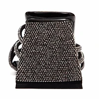 Chic, Knotted Slide With A Glitz Heel