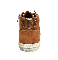 Bliss, Mixed Texture High Top Fashion Sneaker