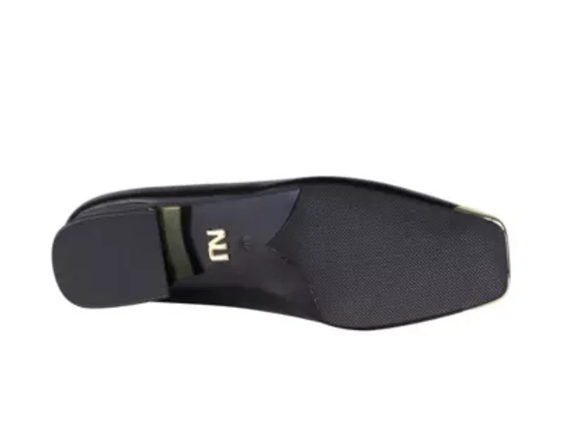 Eagle, Metallic Heel Cap Toe Flat