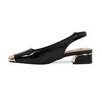 Empress, Low Metal Frame Heel Slingback