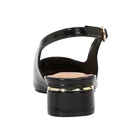 Empress, Low Metal Frame Heel Slingback