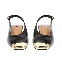Empress, Low Metal Frame Heel Slingback