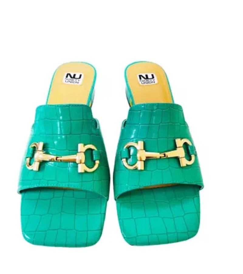 Expo, Open Toe, Metal Trim Heel Slide