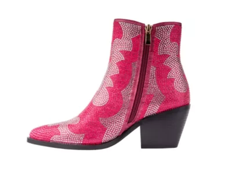 Forever, Western Rhinestone Bootie