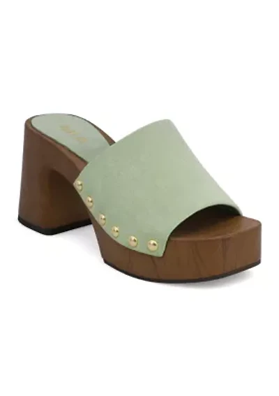 Emmerie Heeled Slide Sandals