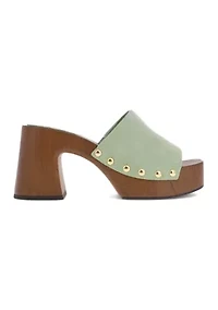 Emmerie Heeled Slide Sandals