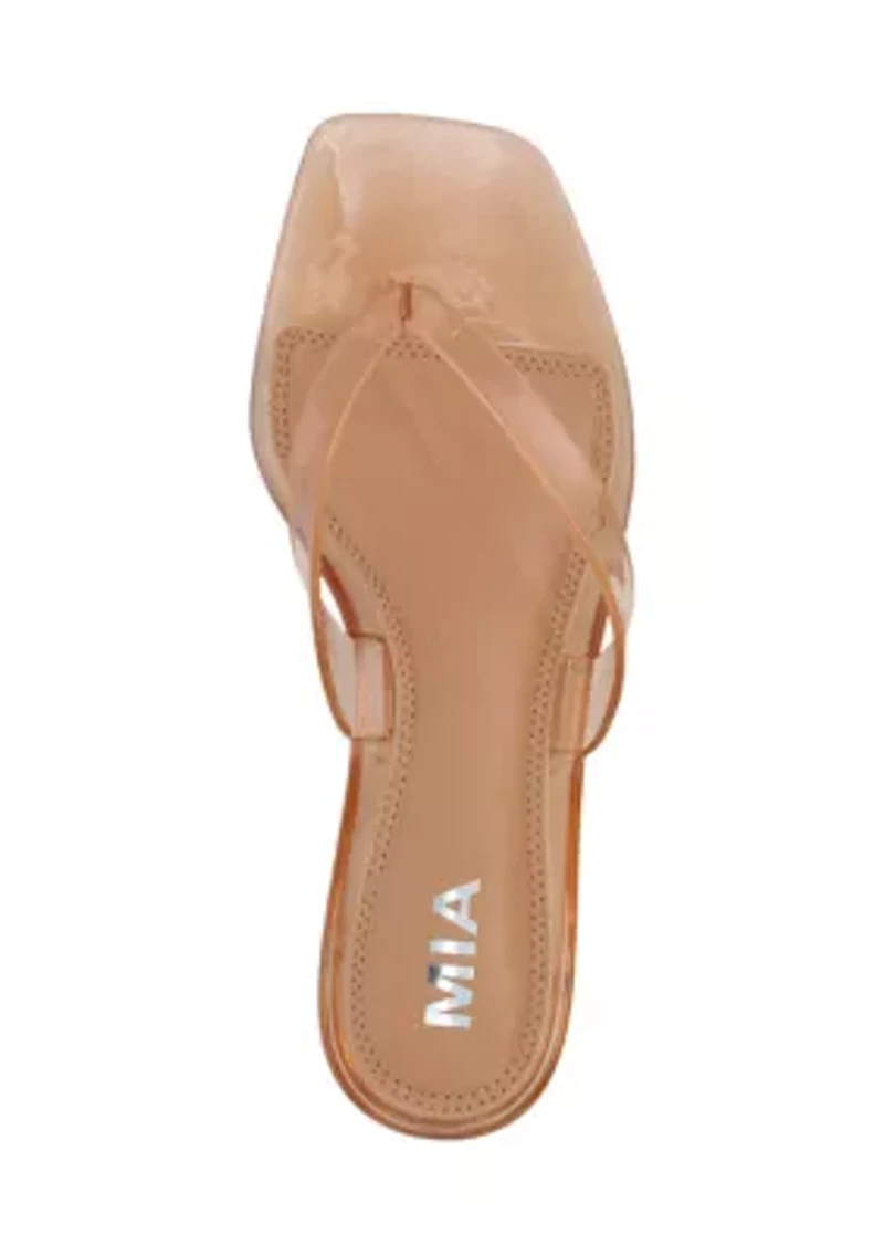 Martinni Jelly Kitten Heel Sandals