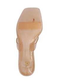 Martinni Jelly Kitten Heel Sandals