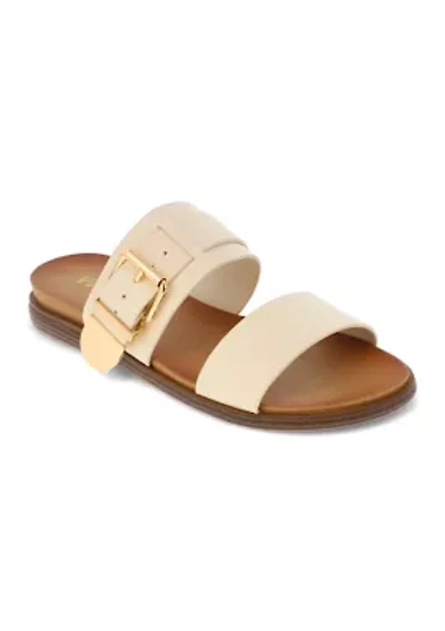 Mackee Two Strap Buckle Sandals