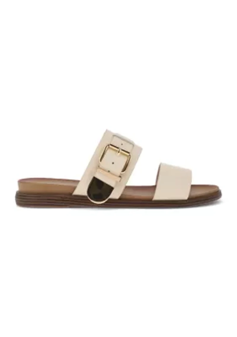Mackee Two Strap Buckle Sandals