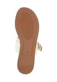 Mackee Two Strap Buckle Sandals