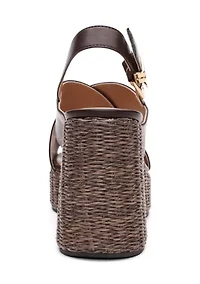 Nancy Platform Wedge Sandals