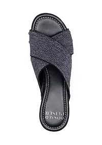 Summer Cross Strap Wedge Sandals