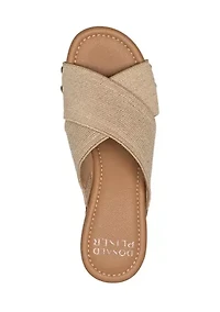 Summer Wedge Cross Strap Sandals