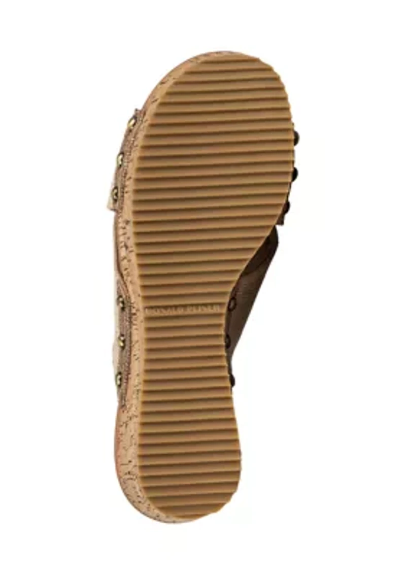 Summer Wedge Cross Strap Sandals