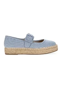 Parisa Mary Jane Striped Flats