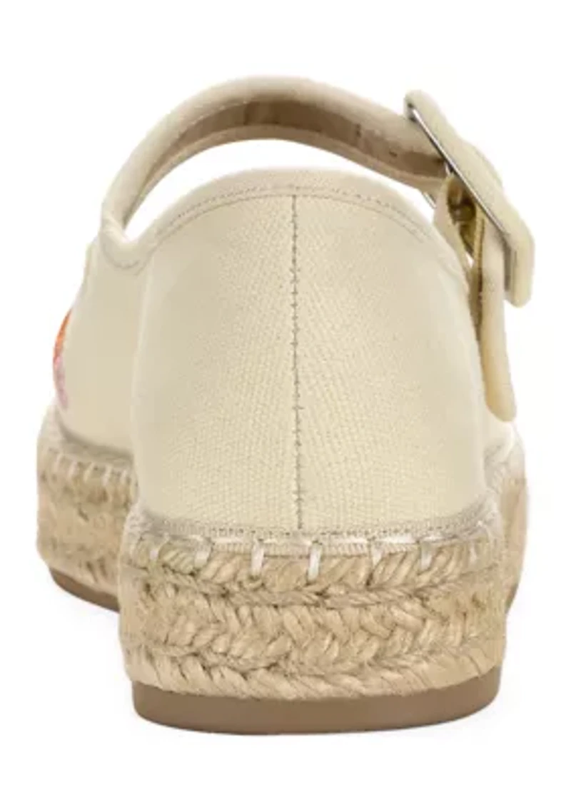 Parisa Mary Jane Espadrille Flats