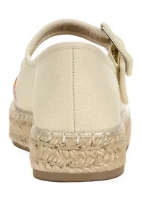 Parisa Mary Jane Espadrille Flats