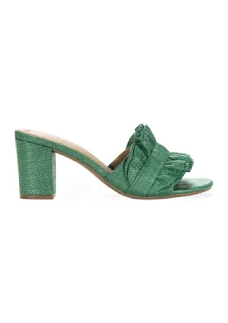 Pervie Ruffle Sandals