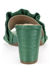 Pervie Ruffle Sandals