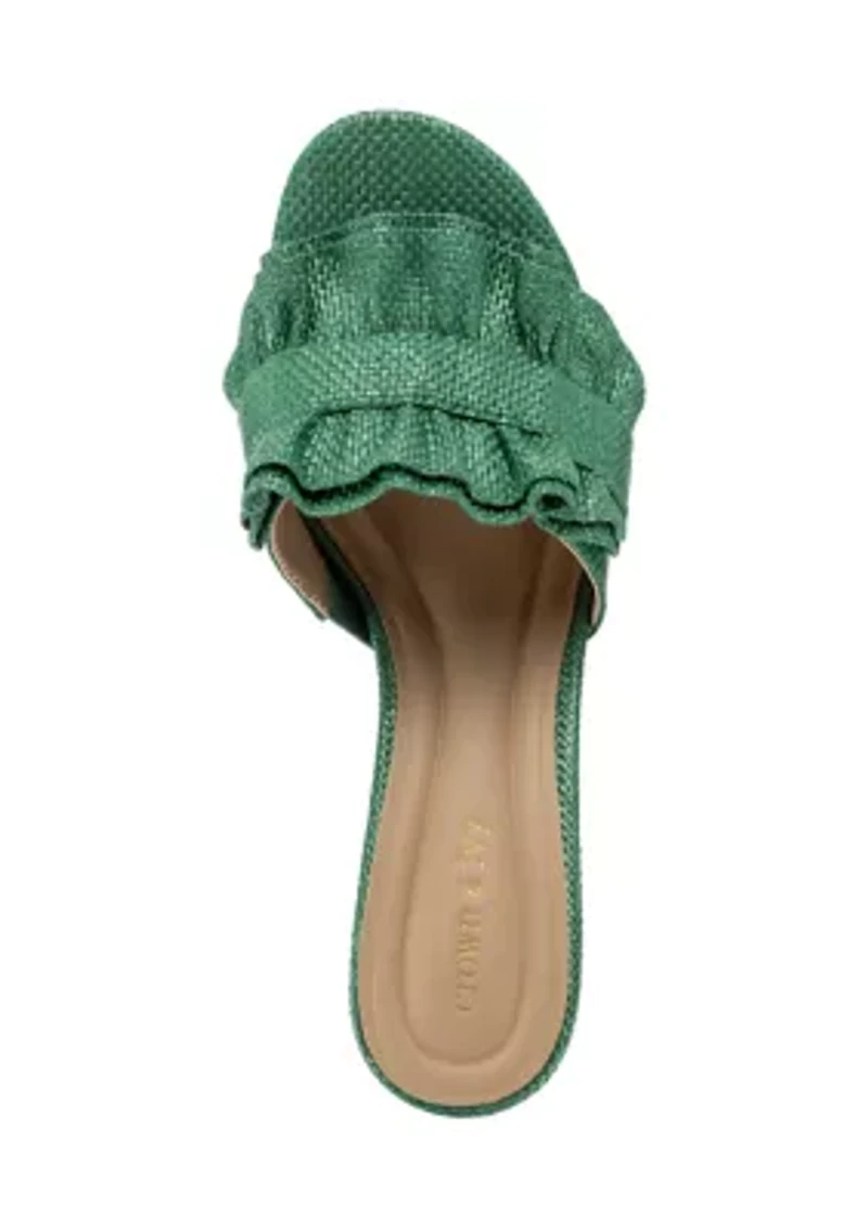 Pervie Ruffle Sandals
