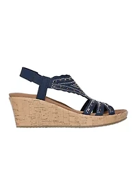 Beverlee Wedge Sandals - Dazzling Charm