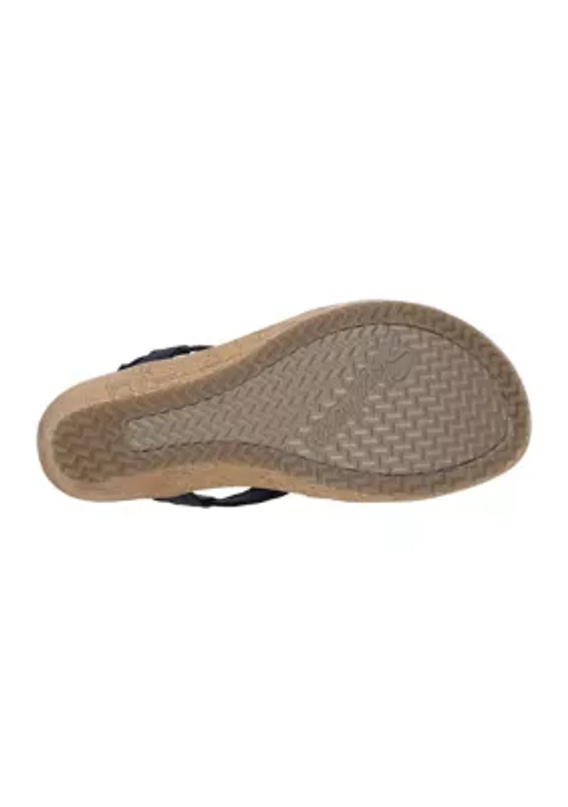 Beverlee Wedge Sandals - Dazzling Charm