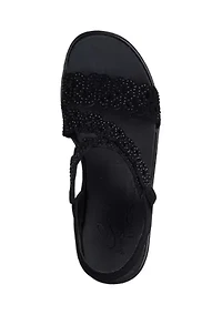 Rumble On Wedge Sassier Dayz Sandals - Wide Width