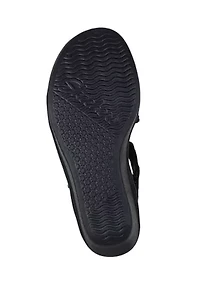 Rumble On Wedge Sassier Dayz Sandals - Wide Width