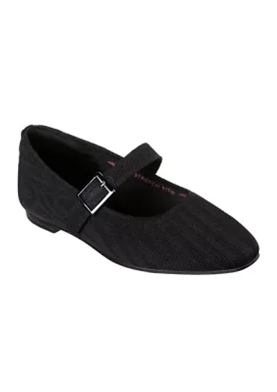 Cleo Snip Mary Jane Flats - Glamorous