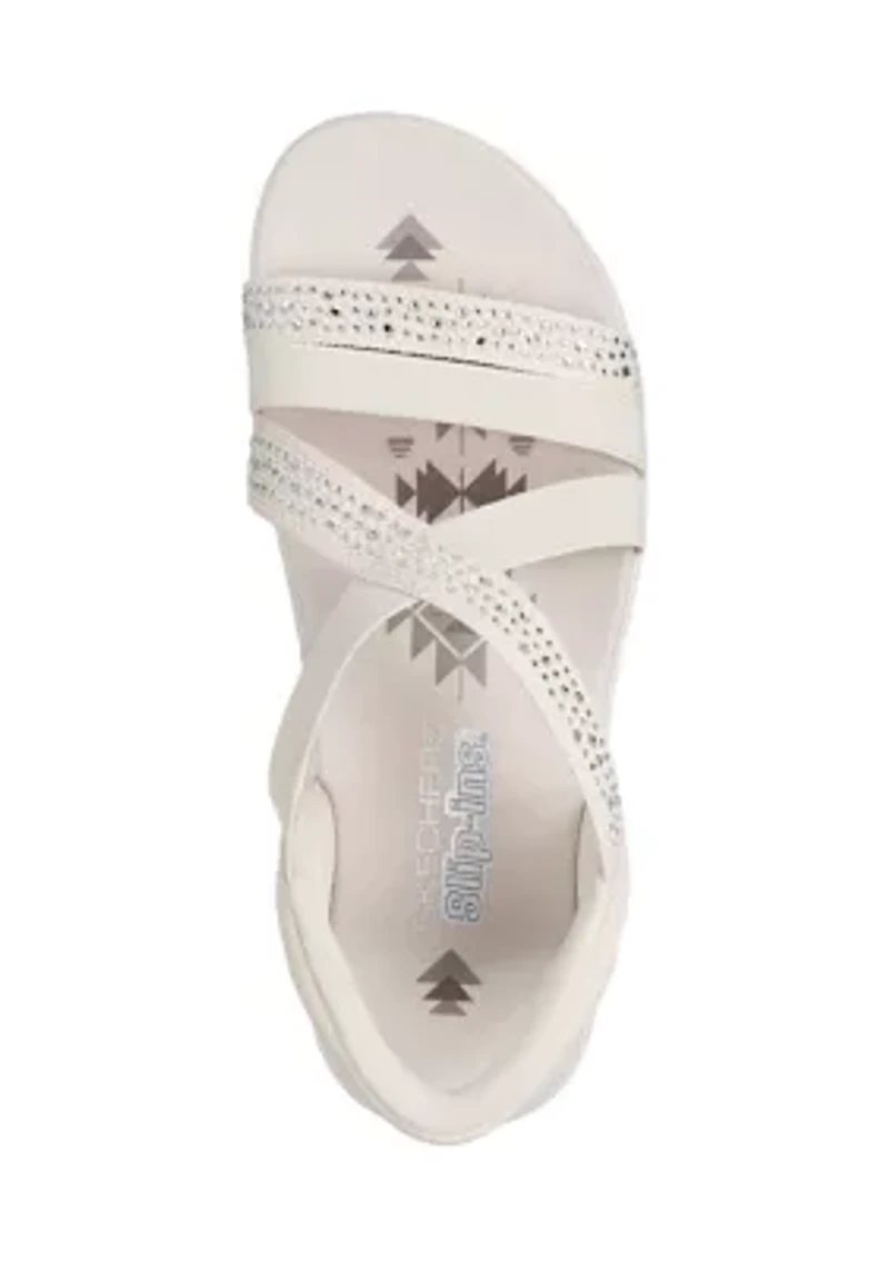 Women's Slip-Ins: Reggea Slim Sandals - Summer Sparkle