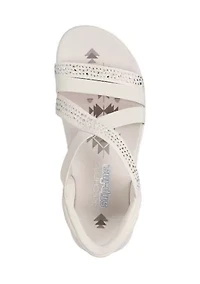 Women's Slip-Ins: Reggea Slim Sandals - Summer Sparkle