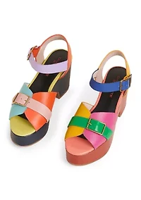 Raf Mismatch Platform Sandals